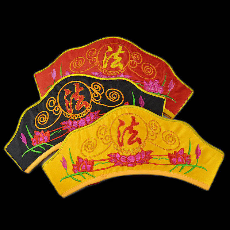 庄严品道家服饰道士帽道巾道冠道帽刺绣帽子可水洗道法帽三色可选,淘宝优惠券,粉丝福利购,淘宝优惠卷
