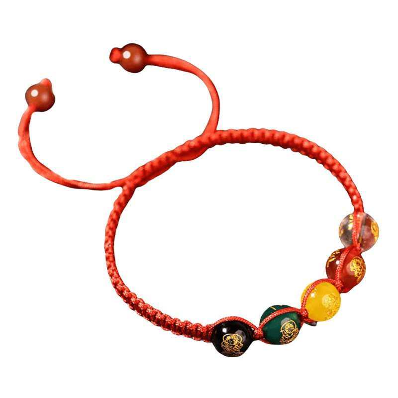 【师傅推荐】五路财神手串红绳手链本命年情侣红手绳护身招财转运,淘宝优惠券,粉丝福利购,淘宝优惠卷