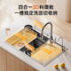 Japanese style large single tank 304 stainless steel does not rust