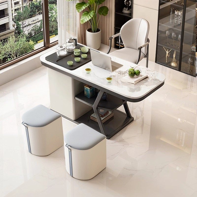 轻奢岩板阳台茶桌椅组合现代小户型茶几客厅家用茶台烧水壶一整套,淘宝优惠券,粉丝福利购,淘宝优惠卷