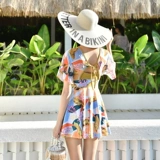 Летний купальник, бюстгальтер пуш-ап, по фигуре, большой размер