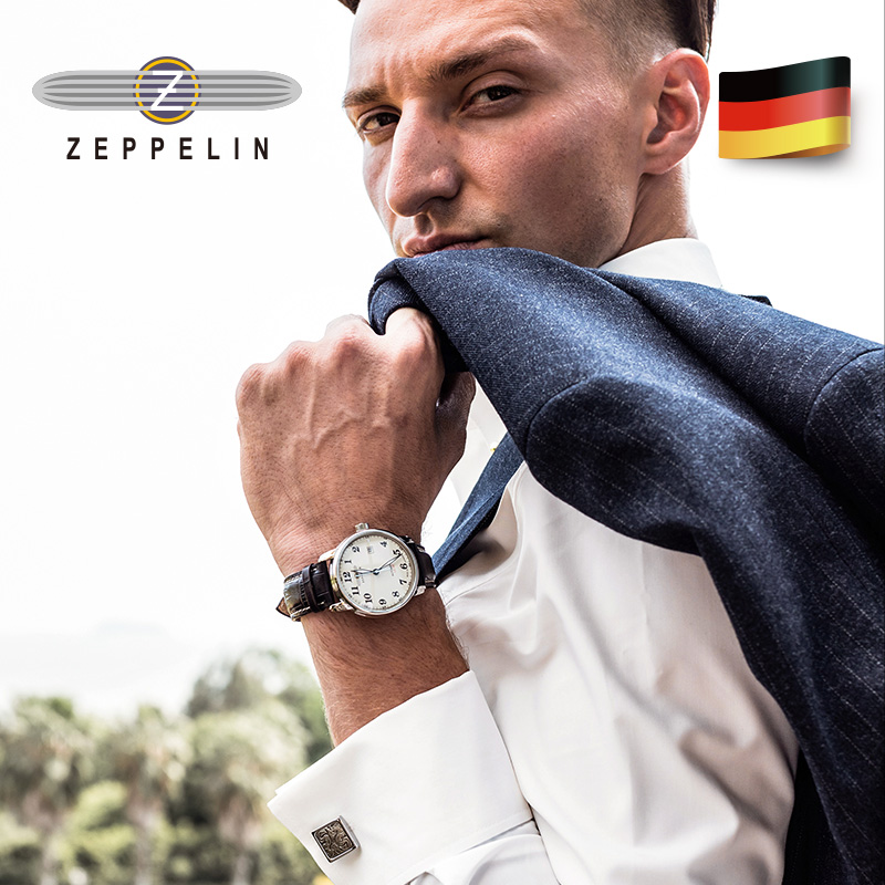 齐博林德国进口男士自动简约机械表 齐博林欧美腕表