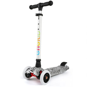英奇限量版涂鸦儿童滑板车 可升降踏板滑滑车 2-16岁3岁6岁闪光