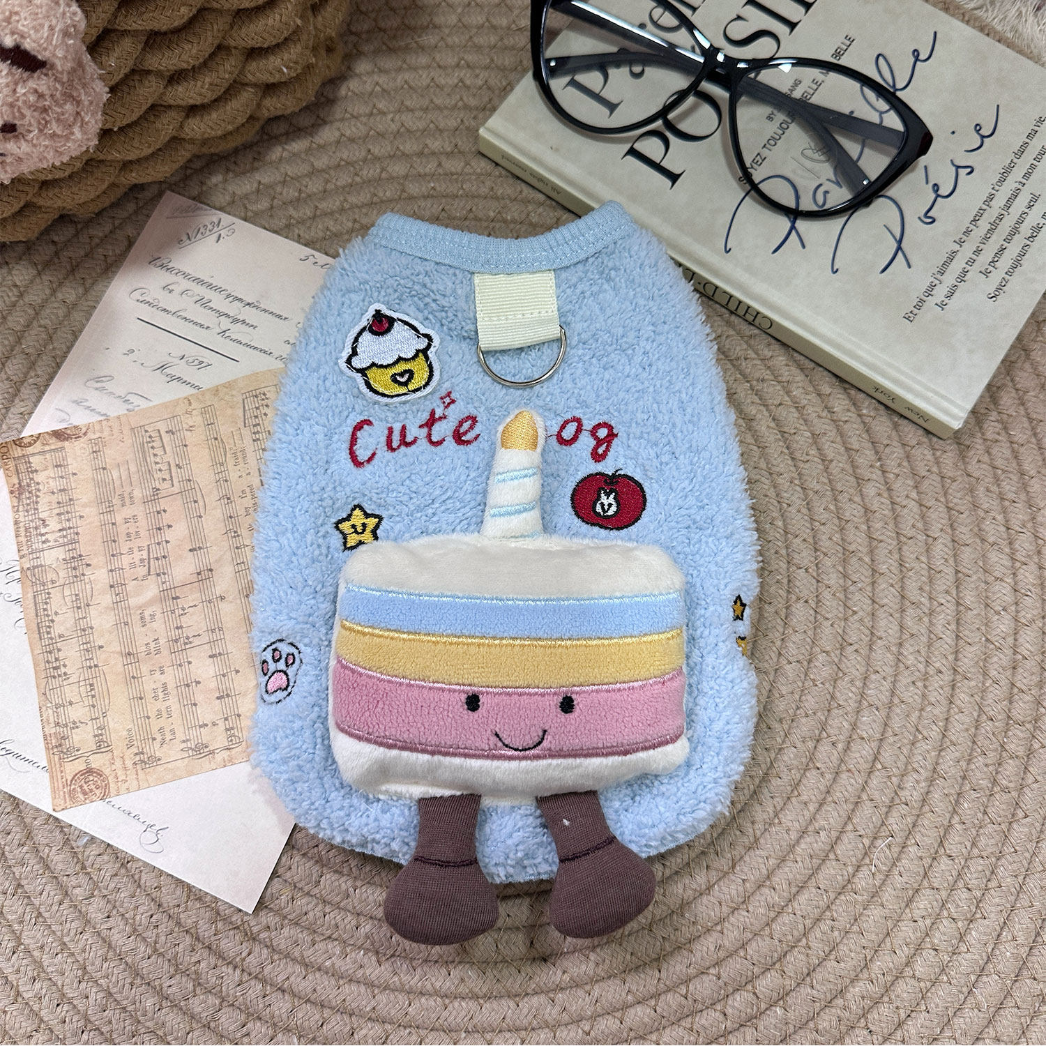 狗狗衣服秋冬新款加绒可爱蛋糕公仔绒衣泰迪比熊猫咪小型犬服装,淘宝优惠券,粉丝福利购,淘宝优惠卷