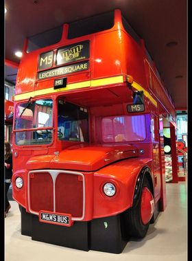 老爷车双层巴士酒吧装饰摆件定制