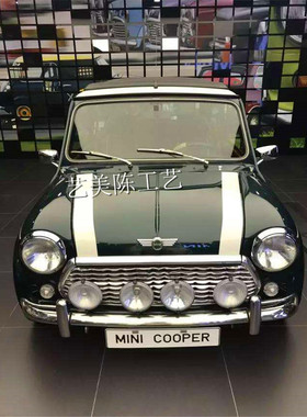 老爷车巴士咖啡厅模型道具定制