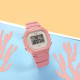 Casio retro small square tender color electronic watch