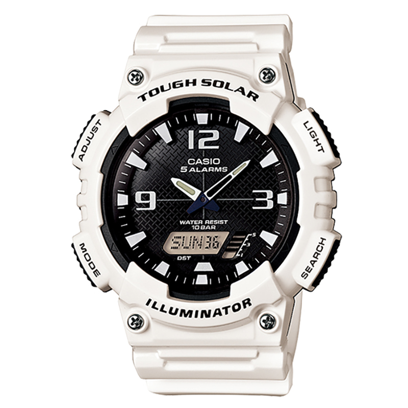 卡西欧 CASIO 太阳能学生黑武士 防水运动电子手表男AQ-S810WC-7A - 图3