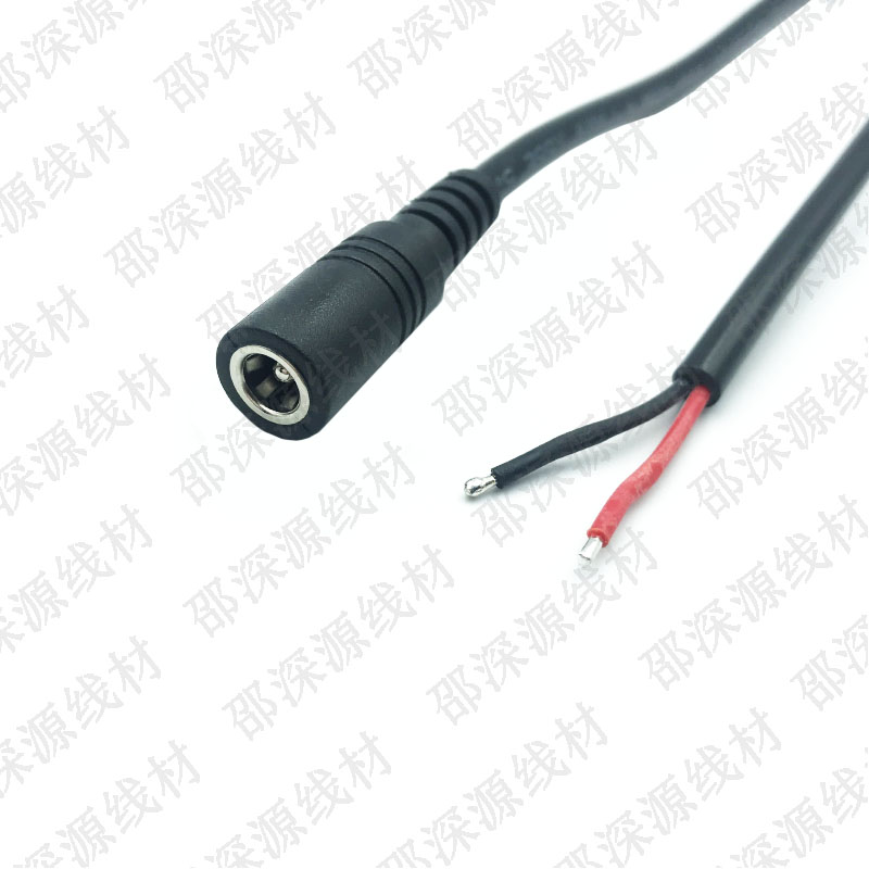 加粗纯铜DC电源连接线 12V10A电源公母头线DC5.5*2.1接头线18awg - 图1