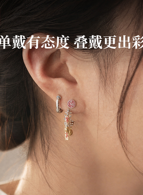 新中式复古小众耳饰925银耳钉