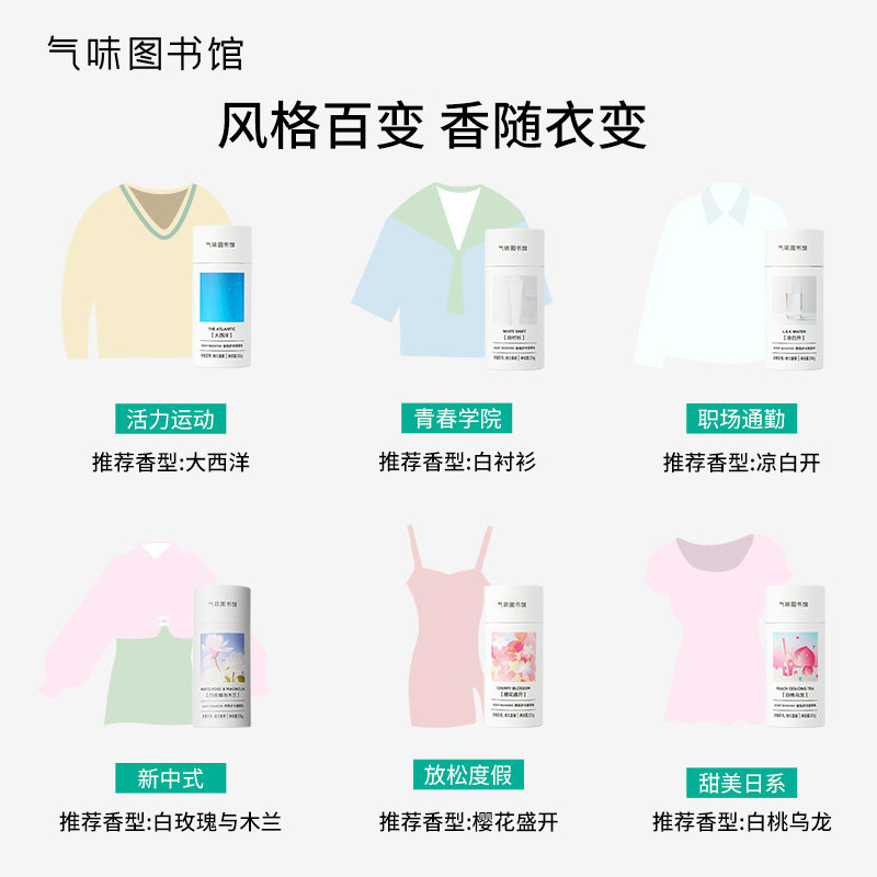 【新品】气味图书馆香氛护衣留香珠洗衣香水持久留香除菌除螨200g