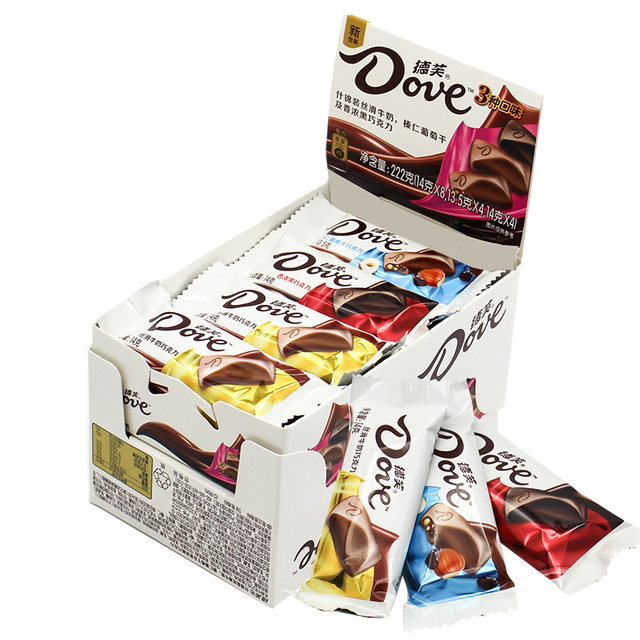 Dove Chocolate Silky Milk Dark 222g Box