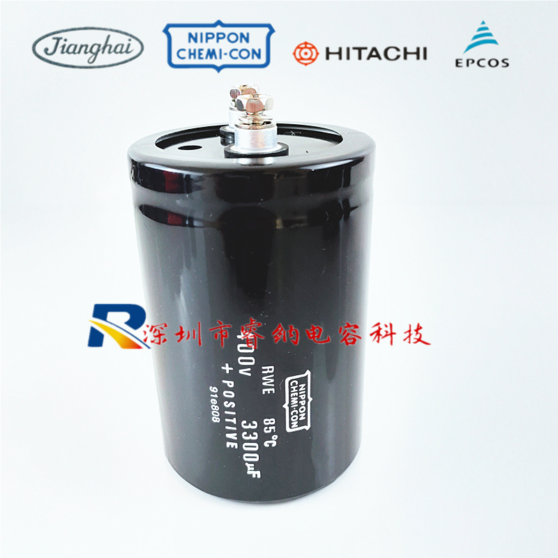 400V3300UF进口全新黑金刚电解电容器 RWE日本化工85度3300UF400V - 图1