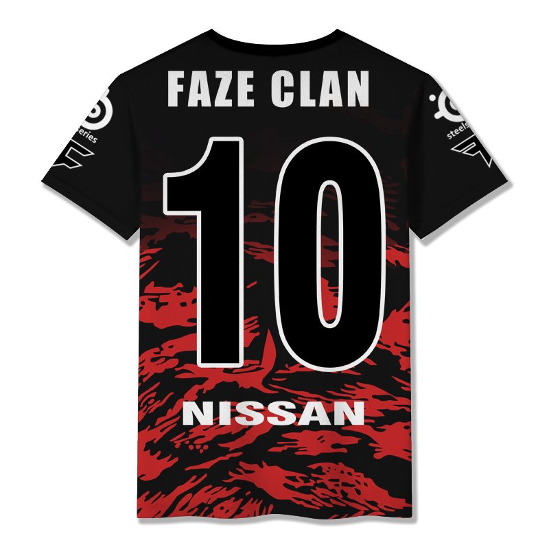 faze可定制id电竞服体恤比赛队服 绅图仕T恤