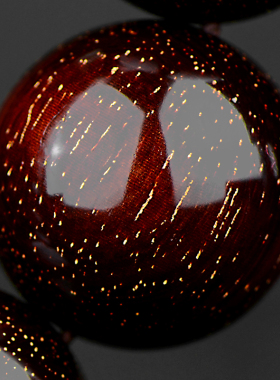 星玺野生爆满小叶紫檀15mm手串