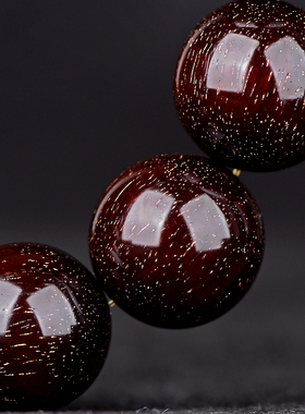 星玺印度小叶紫檀手串高油密爆满