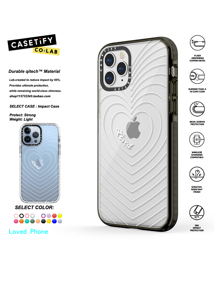 香港代购 CASETiFY Loved爱心适用iphone14/13Pro/Max - 图1