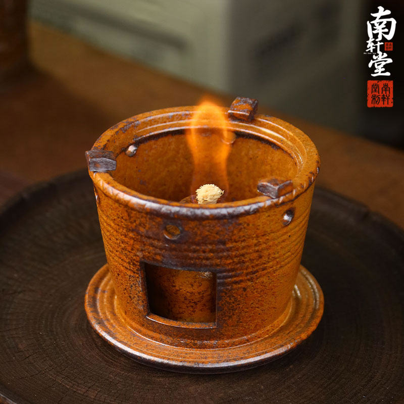 冬天围炉煮茶复古紫砂大圆底炉酒精炉烧水明火炉子户外煮茶炉套装,淘宝优惠券,粉丝福利购,淘宝优惠卷