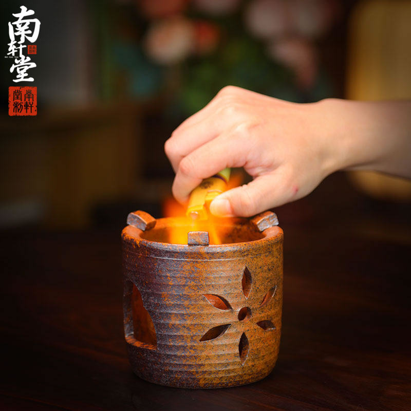 复古紫砂还原烧太阳花酒精炉烧水茶壶围炉煮茶明火炉子功夫茶道具,淘宝优惠券,粉丝福利购,淘宝优惠卷