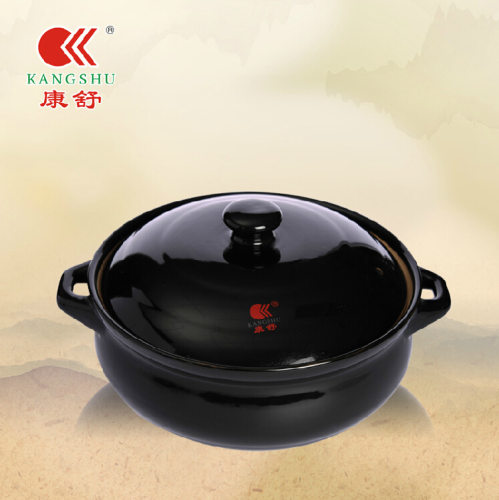 康舒陶瓷 耐高温陶瓷煲 砂锅火锅煲炖锅煲汤锅超大容量汤锅 - 图2