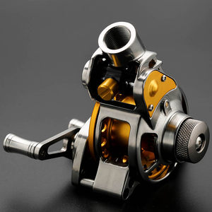 英莱特中通轮自动排线速比轮中通竿鱼轮手竿改装轮金属倍速渔线轮