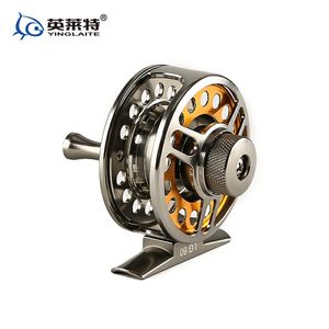 英莱特冰钓轮前打轮全金属超轻带泄力飞钓轮矶钓轮鱼线轮渔轮渔具