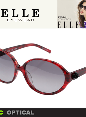 ELLE个性金属立体花雕饰太阳镜墨镜眼镜框女款镜架 El18974