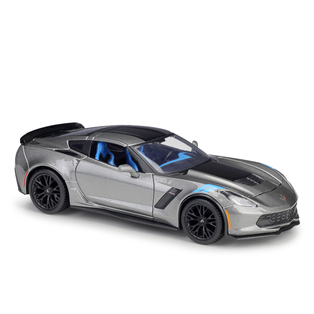 美驰图1:24克尔维特Corvette Grand Sport仿真合金汽车拼装版模型 - 图3