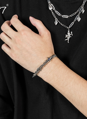 DH7个性简约嘻哈时尚星芒男