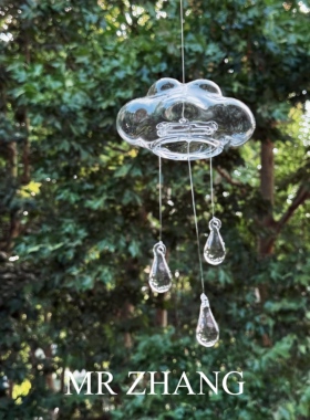 琉璃风铃落雨文艺平衡挂饰