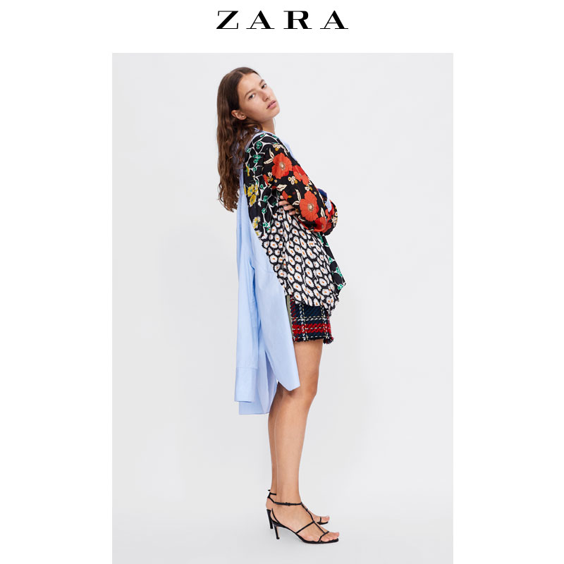 08326785400 碎花拼接连衣裙 女装 ZARA 打折 08326785400 碎花拼接连衣裙 女装 ZARA 打折