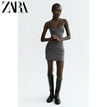 ZARA new TRF female dress lace trim short one-piece dress 4661302802