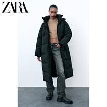 ZARA winter new TRF Women in cotton clothing Wind hat thickness jacket jacket 3427788800