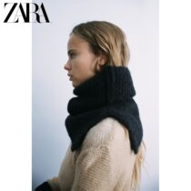ZARA winter new womens clothing knitted with front pocket neck accessories 1023210807