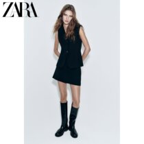 ZARA winter new womens dress ZW Series High waist short dress 2144187800