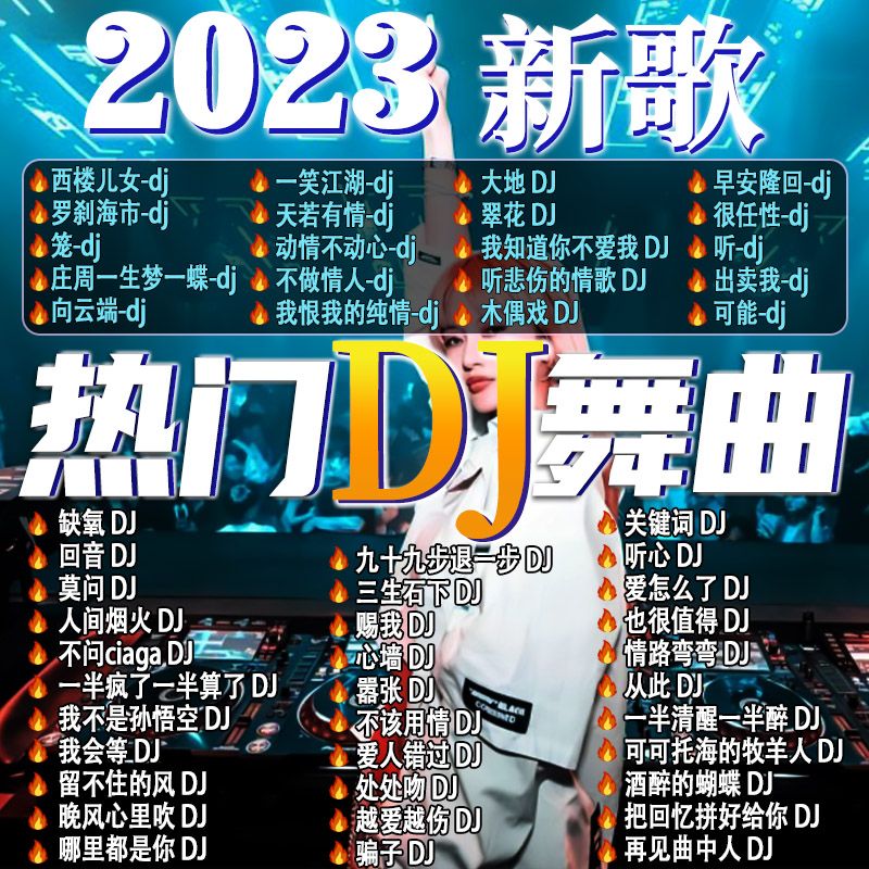 2023抖音火爆歌曲DJ优盘热门流行中文DJ榜单无损音乐车载MP3/4U盘 - 图2