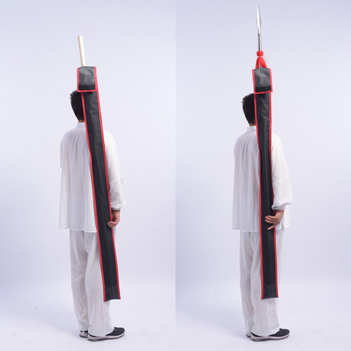 新品 耐磨牛津布红缨枪套 枪包 武术棍套 棍袋子帆布防水背包2米 - 图0