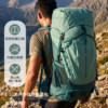 Lightweight mountaineering bag 60 liters large capacity backpack