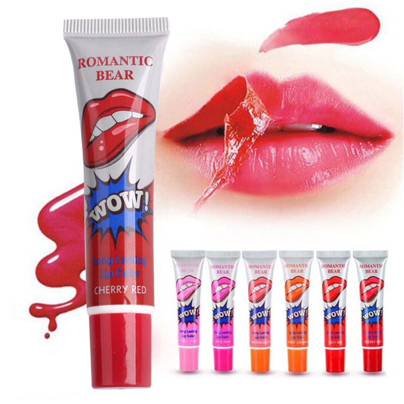 Lipstick Waterproof Long Lasting Lip Gloss保湿滋润撕拉 - 图1