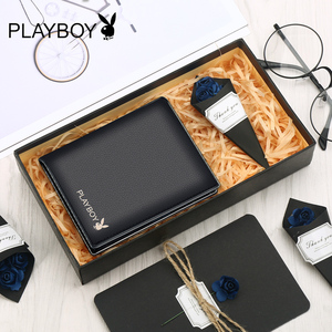 花花公子男士短款钱包