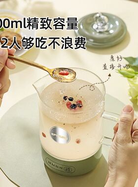 便携式烧水杯养生壶办公室小型mini玻璃杯一体煮茶壶人煮茶器送礼