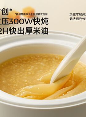 家用多用途婴幼儿辅食锅四阶微压AI炖锅婴儿宝宝预约煮粥煲汤锅