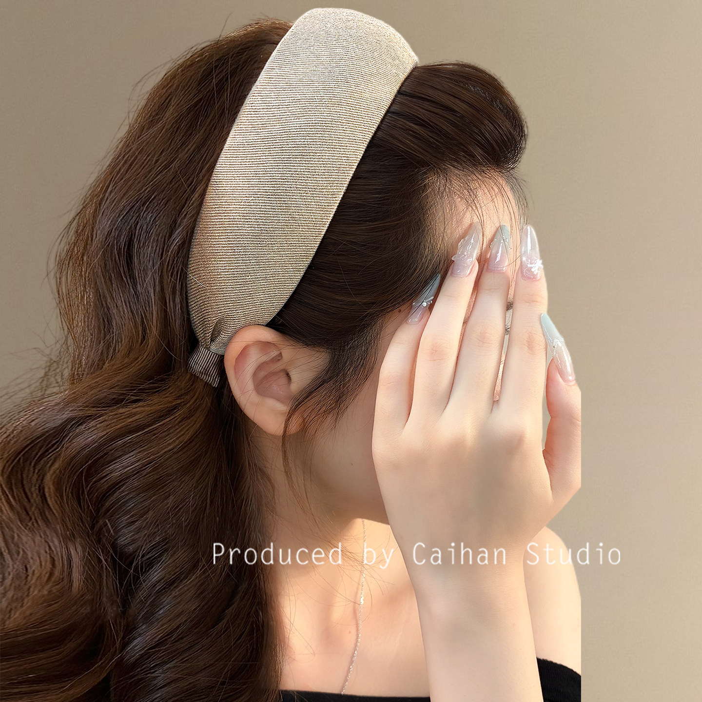 韩剧女主~温柔百搭针织宽边发箍秋冬款羊毛料高颅顶头箍旅行发卡,淘宝优惠券,粉丝福利购,淘宝优惠卷