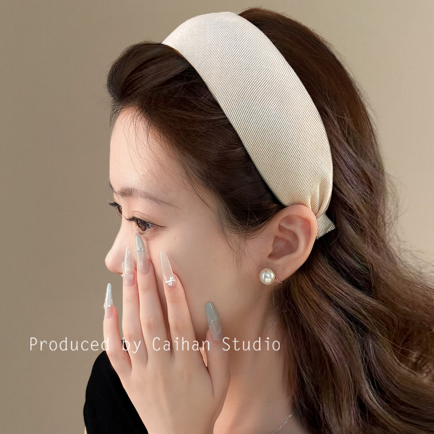 韩剧女主~温柔百搭针织宽边发箍秋冬款羊毛料高颅顶头箍旅行发卡,淘宝优惠券,粉丝福利购,淘宝优惠卷