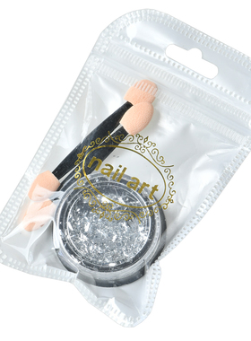彩色碎片指甲贴纸