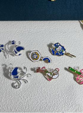 毕设银铜大学生来图定制珐琅滴胶