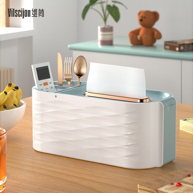 Multifunctional creative personalized fashion pen holder office desktop storage  box light luxury and high-end sense