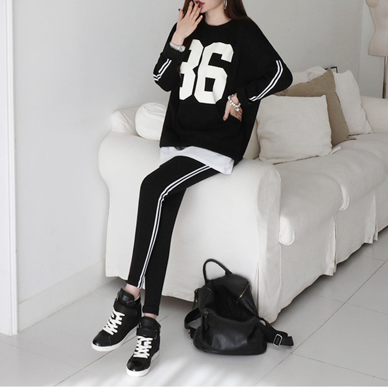 年新款运动服套装女春秋季潮牌时尚休闲中学生韩版宽松