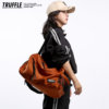TRUFFLE2026 single shoulder crossbody bag casual sports fitness bag men's short-distance travel bag women's large-capacity commuting bag