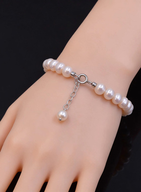 天然淡水珍珠简约手链